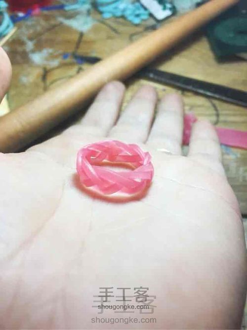 软蜡编织银戒指 超简单 第5步