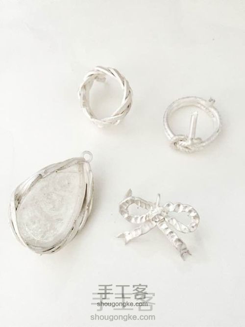 软蜡编织银戒指 超简单 第9步