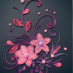 平面衍纸画