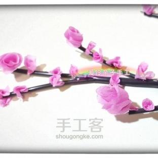 樱花树（皱纹纸）