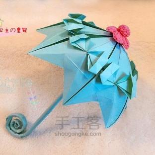 【公主手作】雨伞折纸手工教程(小洋伞)