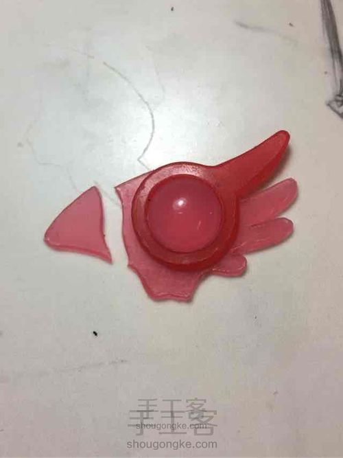 手作软蜡制作纯银小樱魔法棒 第7步