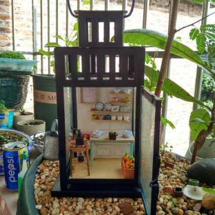 用挂灯做一间房子吧