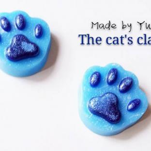 树脂滴胶__萌系   猫爪小吊坠