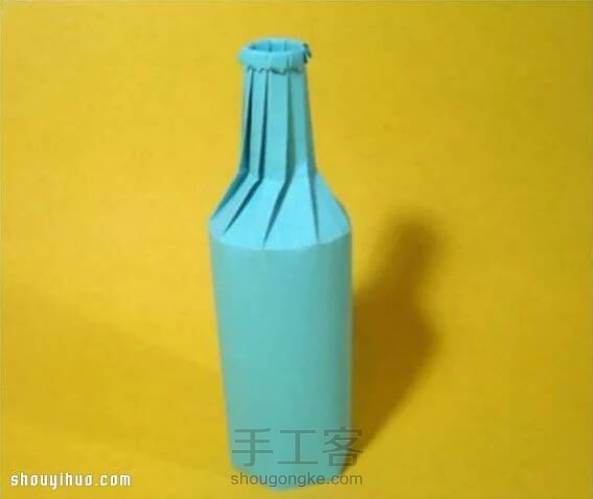 （转）折纸酒瓶
