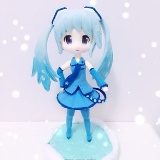 雪初音泥娃娃