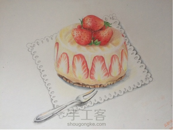 甜甜的草莓🍓蛋糕