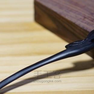 易乐木艺 DIY创意发簪教程分享