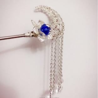 •新月如钩，清辉遍地•发簪