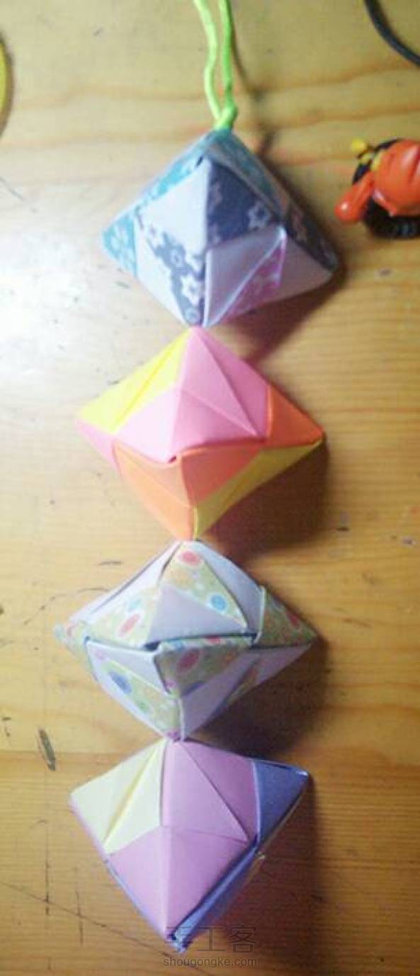 【子皿】三角包【童年折纸】