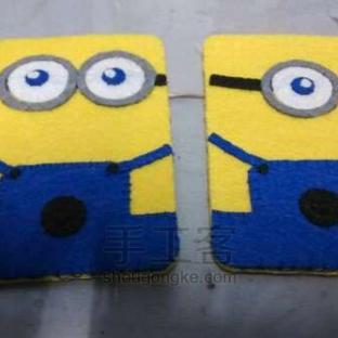 小黄人情侣卡套