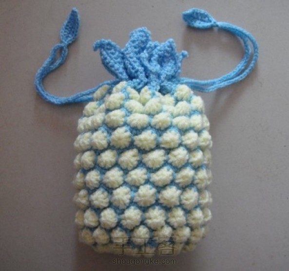 （转载）毛线菠萝纸巾筒