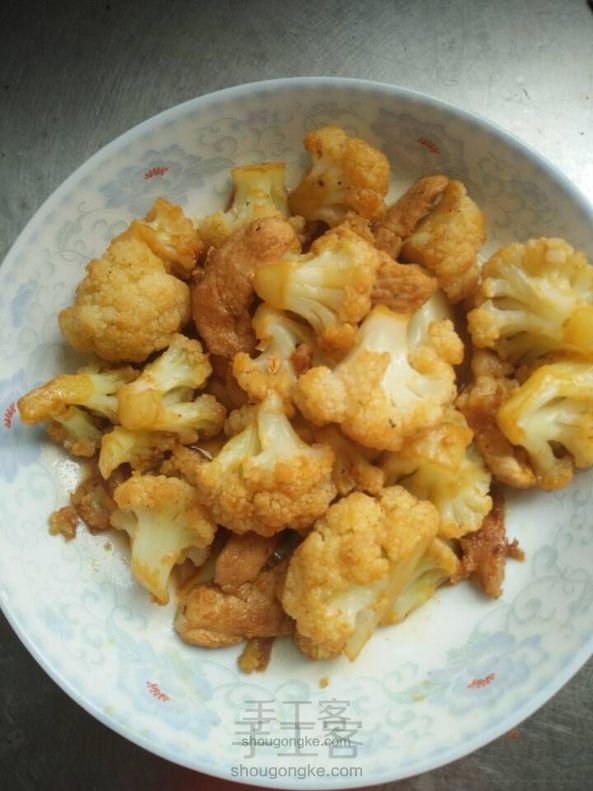 (速)肉片炒菜花