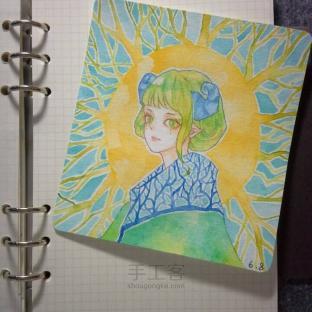 ［手账/水彩］森有因菀 山有秦艽.