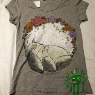 龙猫手绘衫▲教程