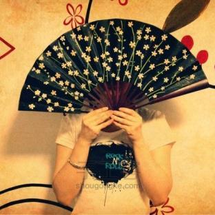 炎热来袭，手绘扇子清凉来至 手工制作