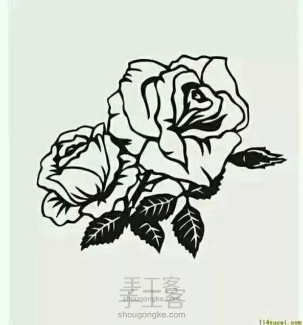 橡皮章玫瑰