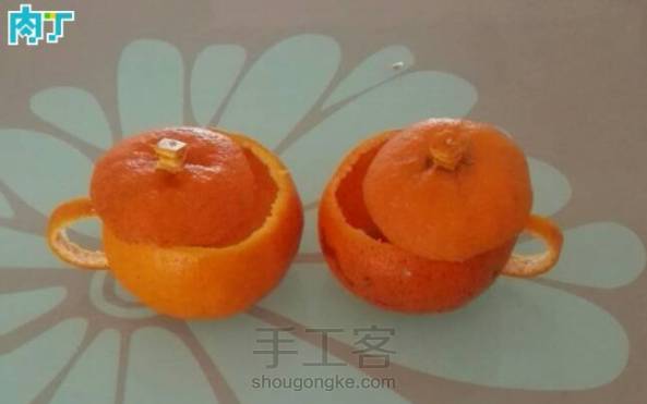 【转】用好吃的橘子制作创意DIY茶杯小摆件的详细步骤