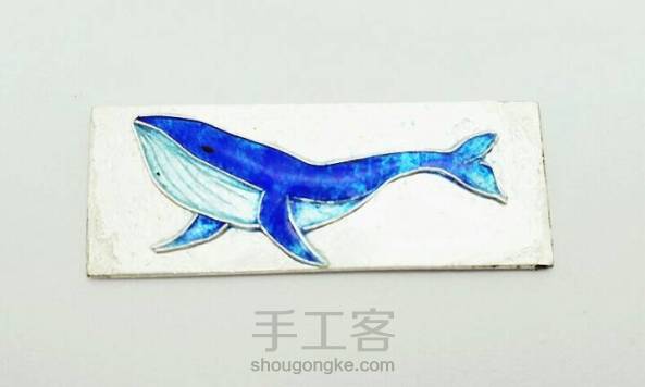 珐琅---蓝鲸