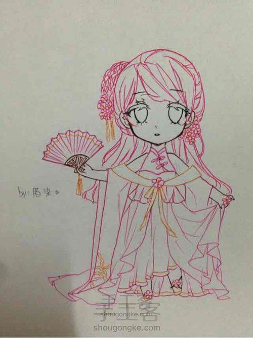 【十九染原创】桃花姬 第13步