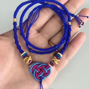 祥云项链绳，学习小张的教程，附带具体实验后的长度说明