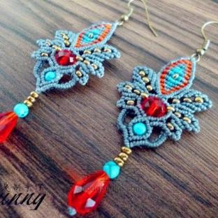 仿外网耳坠教程