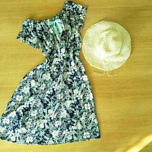 插肩袖家居裙沙滩裙