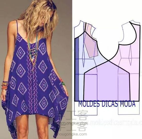 裙子的裁剪图合集