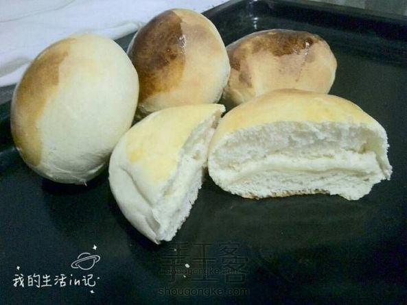自制牛奶小面包~