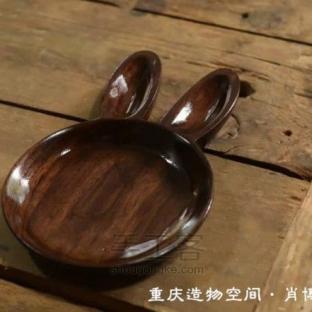 兔子托盘萌萌哒