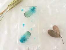 滴胶干花羽毛手机壳 滴胶干花羽毛手机壳