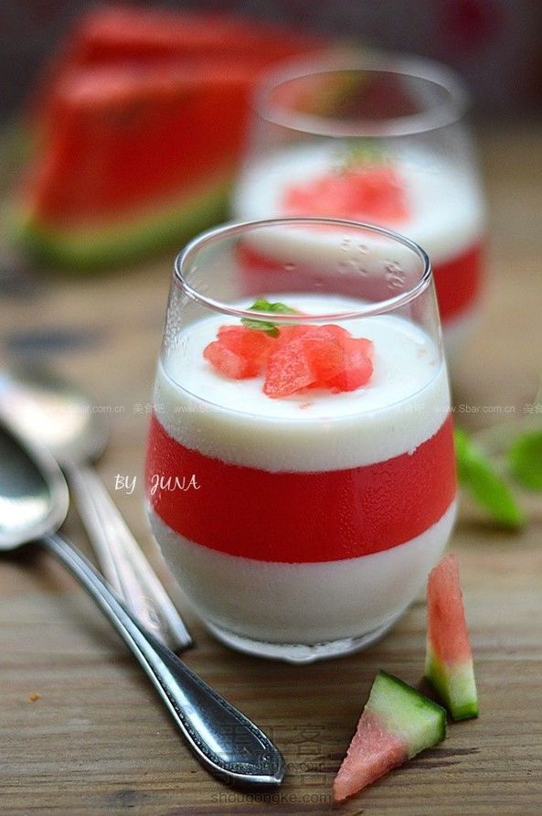 [转载]西瓜牛奶布丁