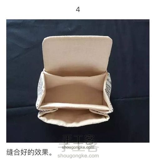 【材料包可购】复古棉麻手拿包 第14步