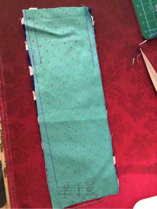 【小希爱手作】超级简单拼布卡包·材料包有售 第4步