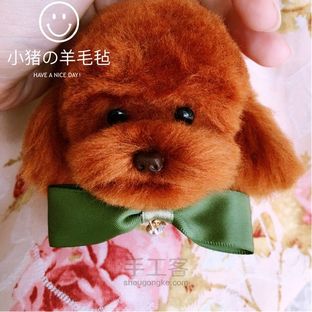 仿真植毛小泰迪头像教程