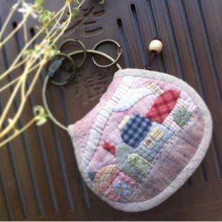 拼布大管家钥匙包布艺手工制作过程