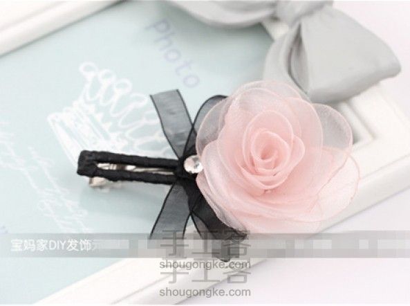 仙女般的花朵发夹~宝宝好用,你也好用~