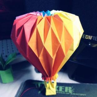 折纸-热气球
