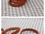 【手缝皮革教室】编织款的自然风手环
