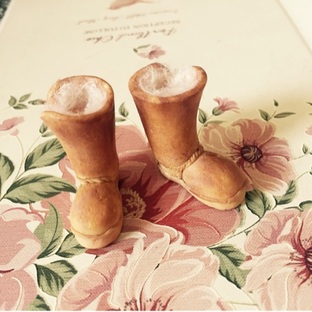 软陶袖珍UGG雪地靴