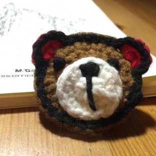 新手入门丨学钩织小熊胸针 