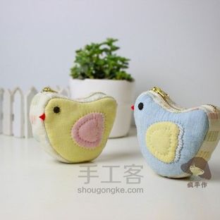 小疯布艺教学丨制作小胖鸡零钱包