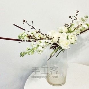 简花艺秦莎丨基础家庭插花之瓶花