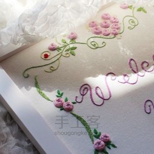唯美立体刺绣婚礼欢迎板丨无法抗拒的美好 