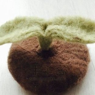 羊毛湿毡入门 | 萌物小绿芽帽子制作