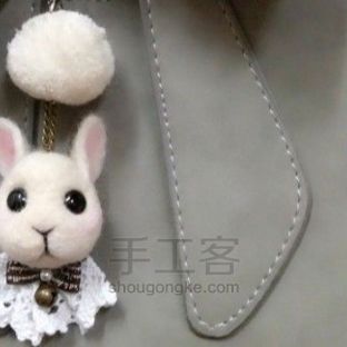 大王手做丨可爱的羊毛毡小兔子