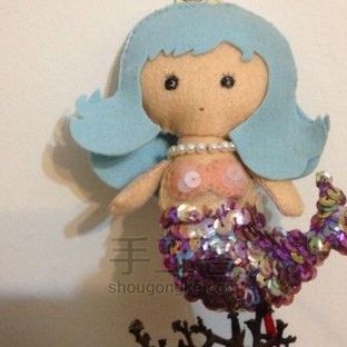 布艺初级基础｜我的美人鱼挂件