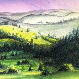 水彩课之风景画