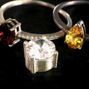 林老师首饰｜4爪镶宝石托的制作