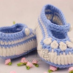 编织入门课丨镂空宝宝鞋